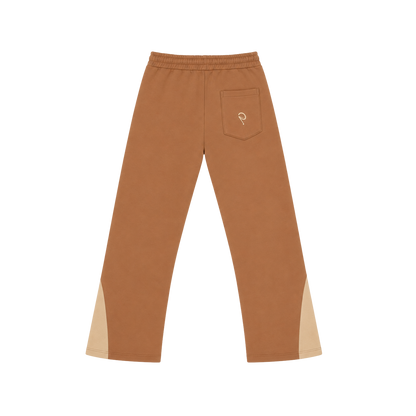 Brown Groove Sweatpants "YouNeverBelieved"