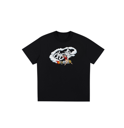 Groove Signature Black T-shirt "Rocket"