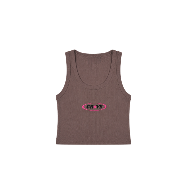 Groove Signature Tank Top Brown