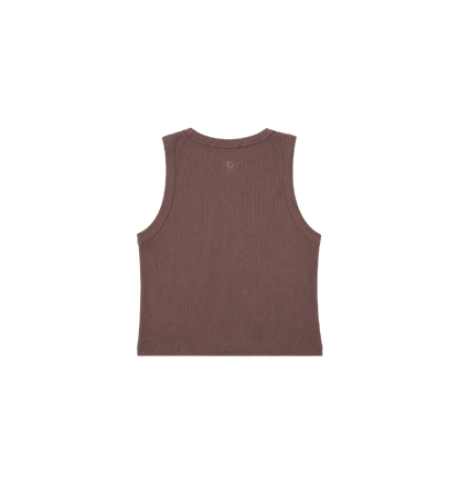 Groove Signature Tank Top Brown